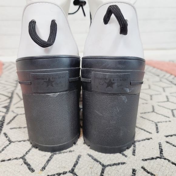 CONVERSE CHUCK TAYLOR ALL STAR GR82 PLATFORM WOMEN'S BOOTS in WHITE, sz 6 - Picture 9 of 16